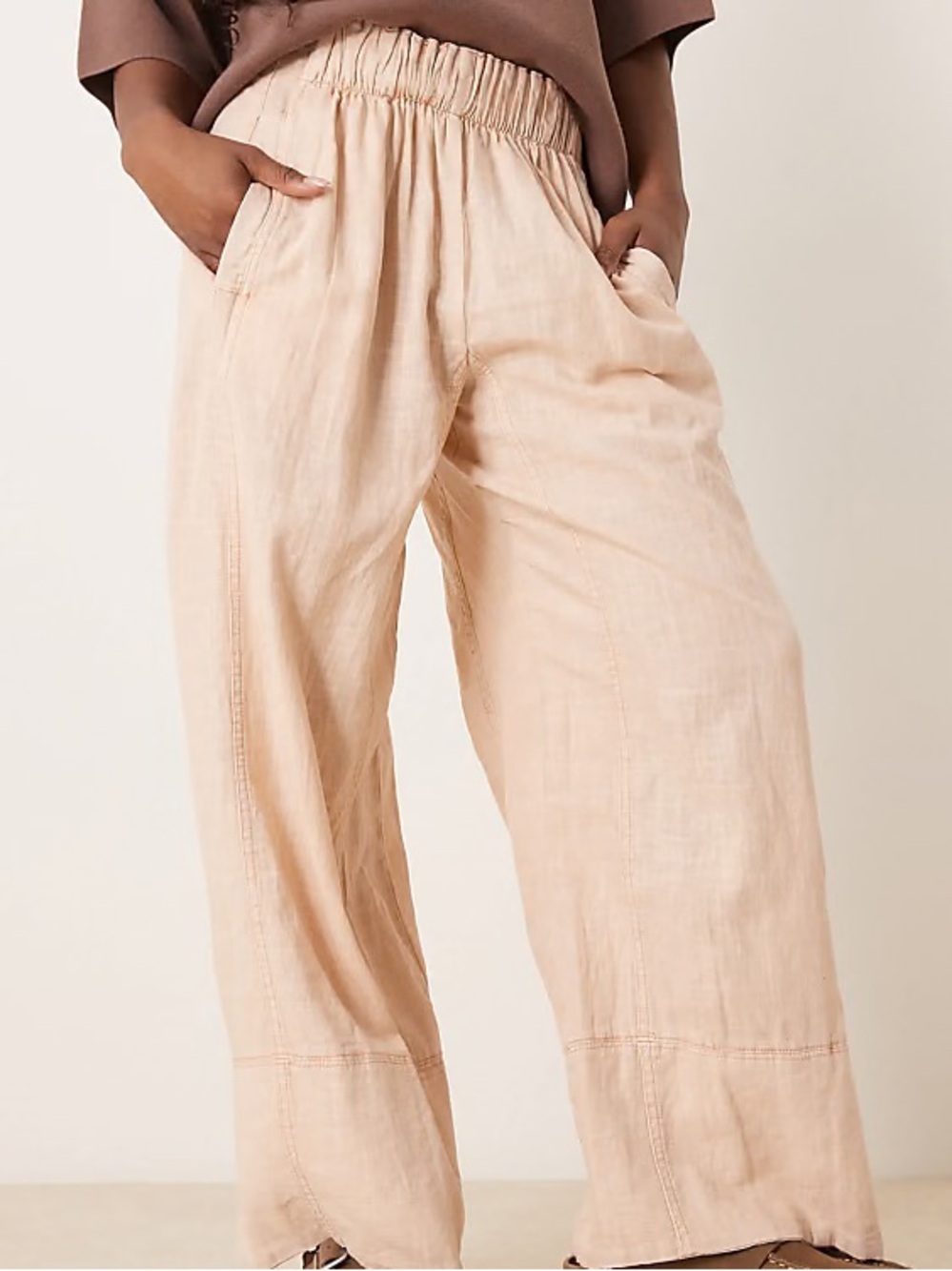 Day’s End Linen Pull-On Pants